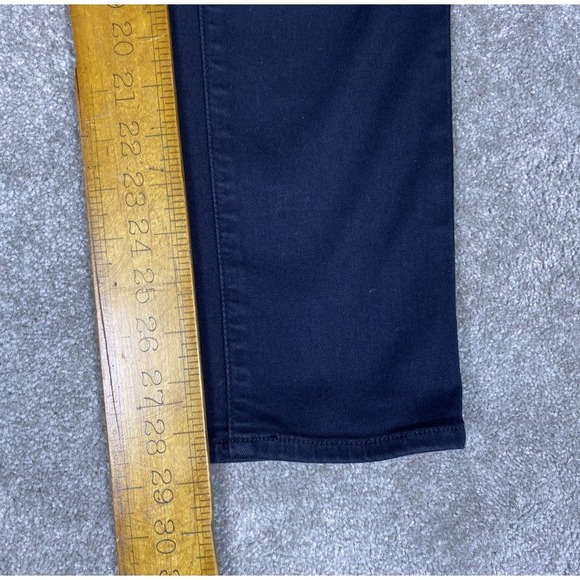 Paige Gemma High Waist Cigarette Leg Stretch Jeans Black Size 27 - Picture 7 of 11